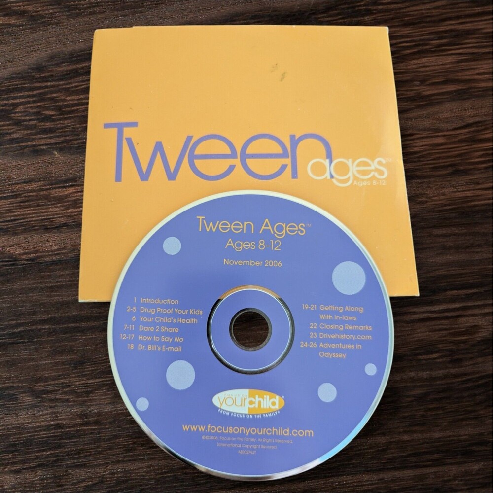 Tween Ages 8-12 Focus On Your Child (The Family) November 2006 Drug Proof Say No